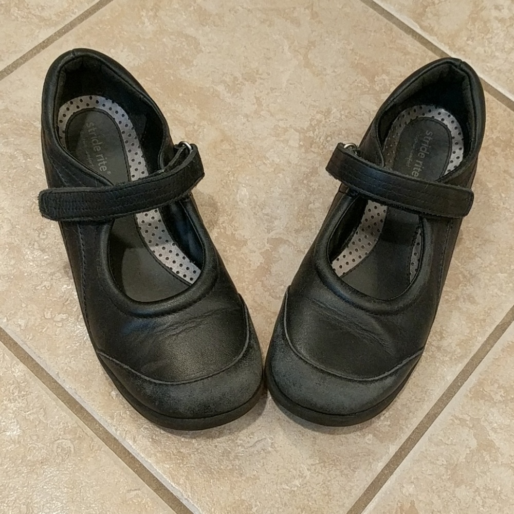 Stride Rite navy girls shoes